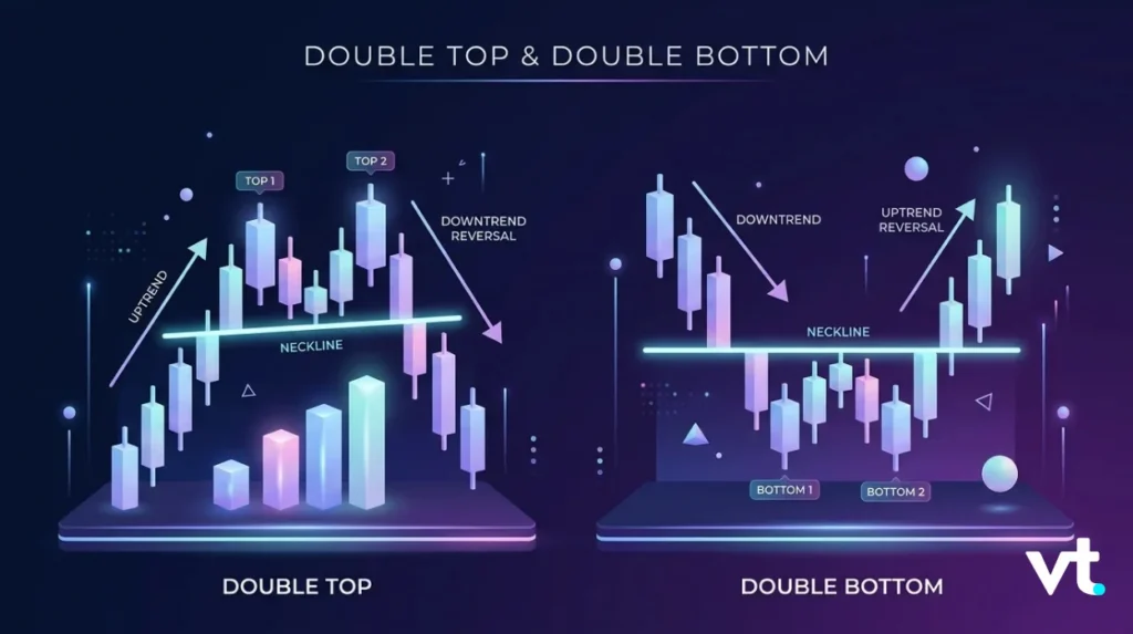 double top bottom pattern
