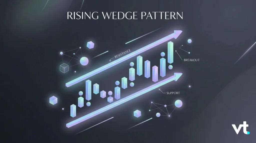 rising wedge chart pattern