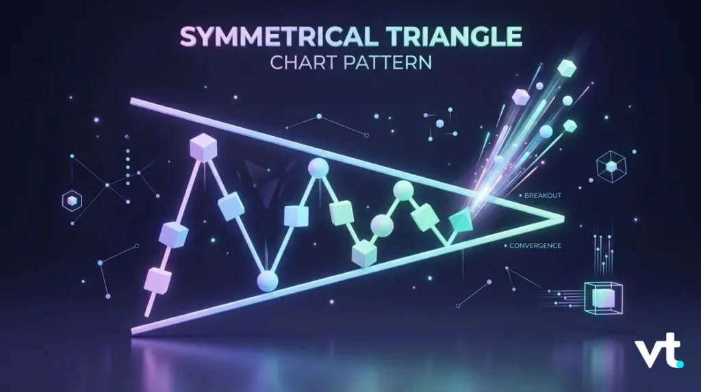 symmetriacal  triangle chart pattern