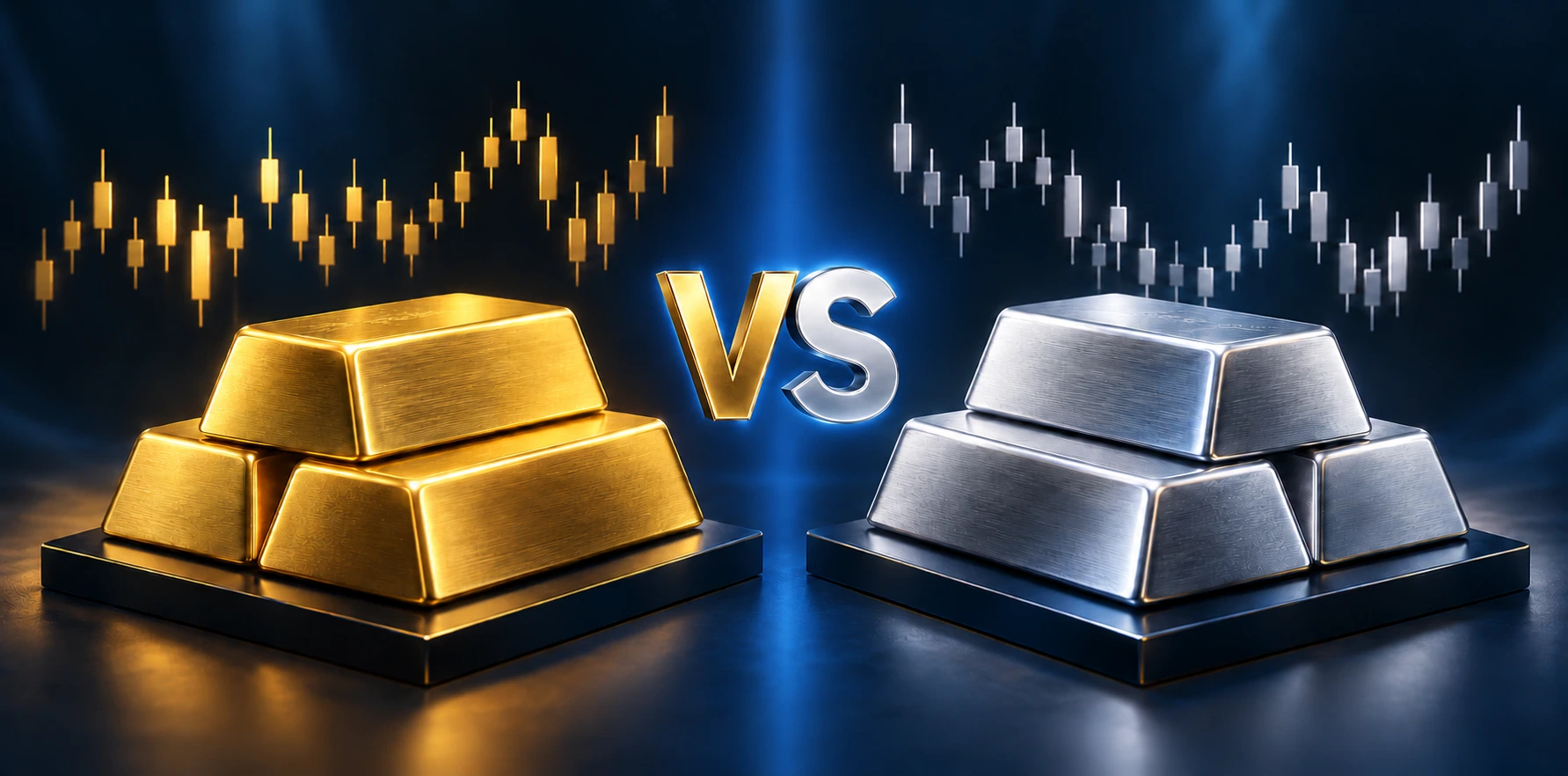 تصویر شاخص مقاله درباره مقایسه XAUUSD و XAGUSD، طلا و نقره